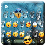 Emoji Rain Drops Keyboard Theme icon