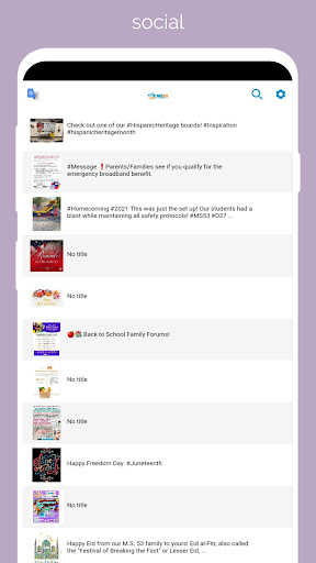 Android application MS 53 screenshort