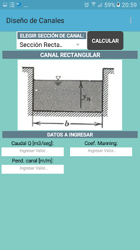 Diseño de Canales para un Caudal Conocido 1.1
