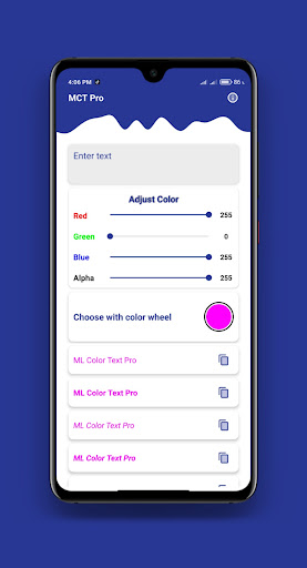 ML Color Text Pro Screen 2