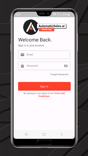 Android application AutomaticSales AI screenshort