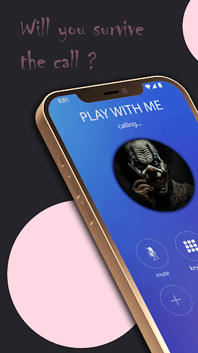 Android application Scary Horror Call Prank Game screenshort