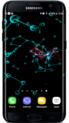 Abstract Particles III 3D Live Screen 3