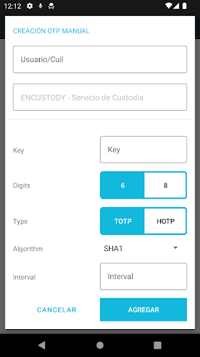 Encode authenticator Screen 3