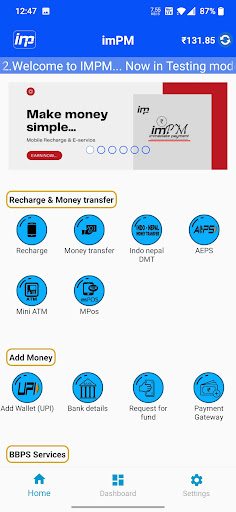 IMPM: Recharge & BillPayments Screen 3
