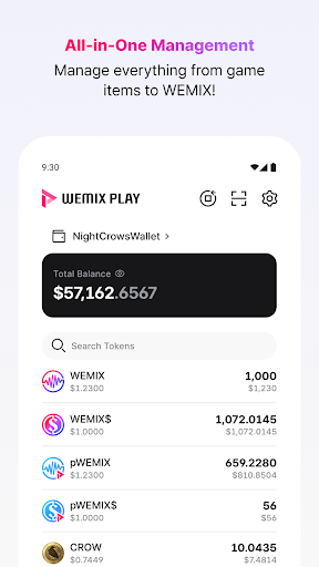 Screenshot of WEMIX PLAY