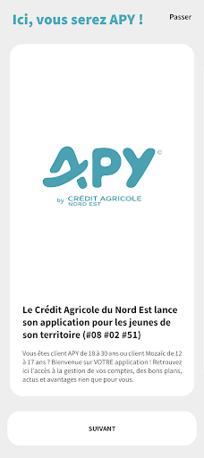Android application APY by CA Nord Est screenshort
