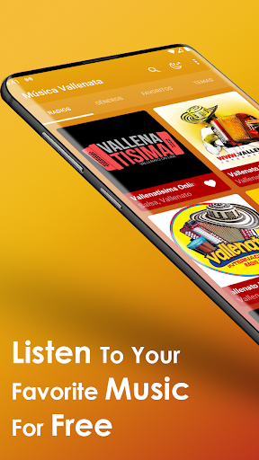 Android application Vallenato Music screenshort