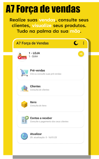 SIAH Força de Vendas Screen 2
