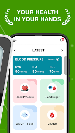 Bp monitor & blood oxygen app Screenshot 2 - AppWisp.com