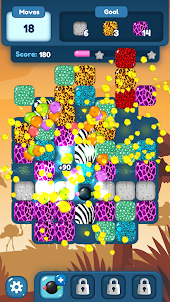 Jungle Candy Safari Tile Match