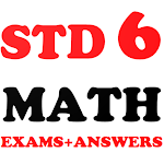 Cover Image of ดาวน์โหลด Std 6 Math Exams + Answers  APK