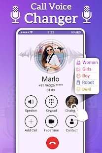Call Voice Changer Male To Female Screenshot