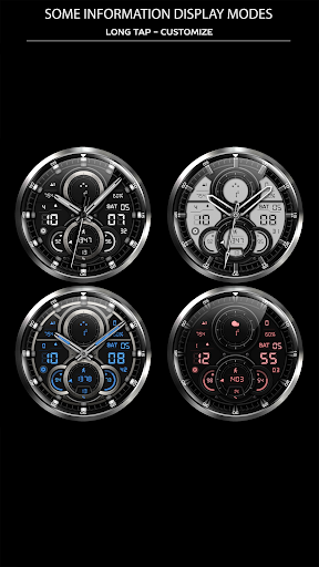 WFP 303 Futuristic watch face Screen 2