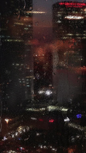 Android application rain on glass wallpaper screenshort