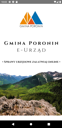 Android application eGminaPoronin screenshort