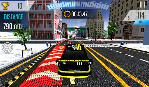 Racing in mountain Screen 2