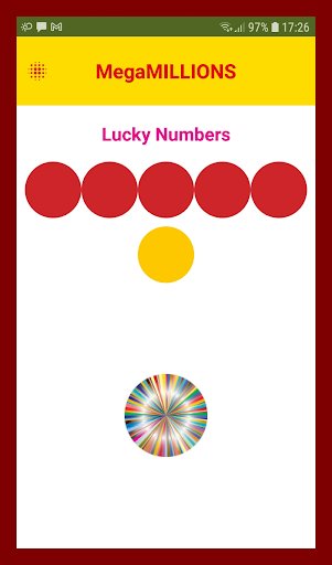 Android application MegaMillions Lucky Numbers screenshort