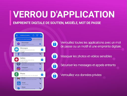 Aperçu de l'application