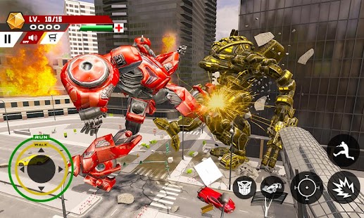 Stadt Formula Auto-Roboter-Transformation Roboter- Screenshot