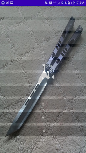 Android application Balisong Butterfly Knife Sound screenshort