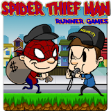 Spider Thief Man : Runner Game icon