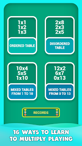 Multiplication tables games Unknown