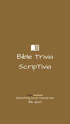 Android application ScripTivia Bible Trivia screenshort