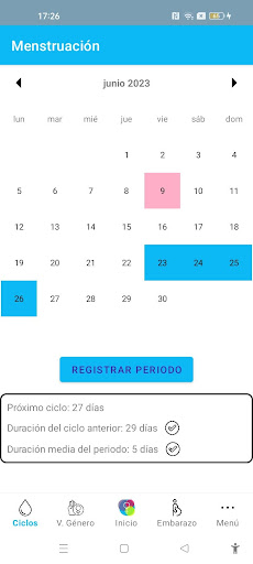 FeminApp Screen 2