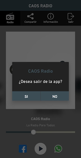 CAOS Radio Screen 3