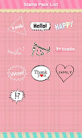 screenshot of Stamp Pack: Message