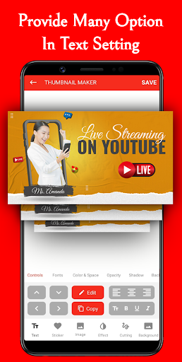 Thumbnail Maker - Channel Art Screen 2