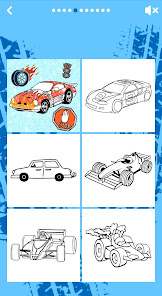 Car Coloring Game offline  screenshots 1