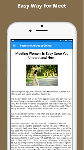 Screenshot 4 Secrets to Asking a Girl Out android