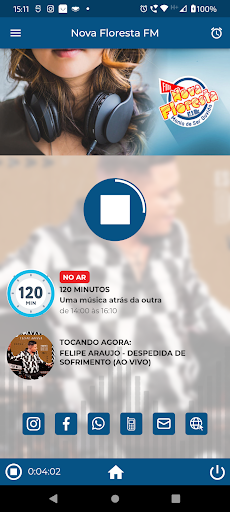 Android application Rádio Nova Floresta FM screenshort