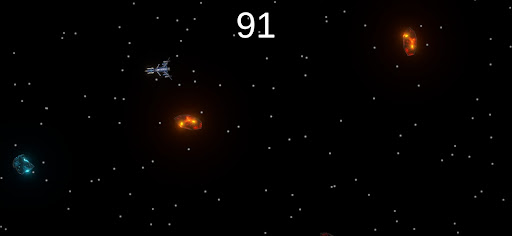 Android application Asteroids screenshort