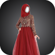 Hijab Prom Party Dresses Photo Montage