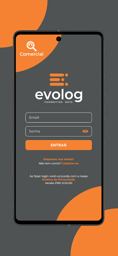 Android application Evolog Comercial screenshort