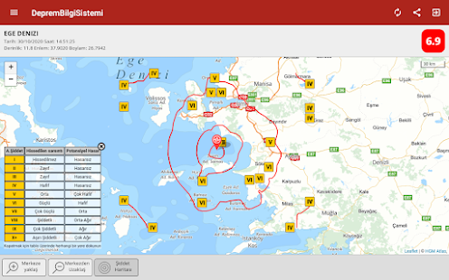 Deprem Bilgi Sistemi 4.7 APK screenshots 19