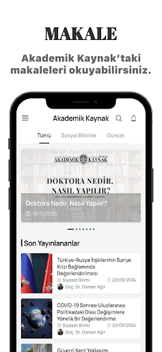 Akademik Kaynak - Makaleler Screenshot 2 - AppWisp.com