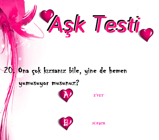 Aşk-Sevgi Testi