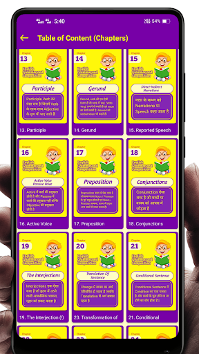English Grammar & Composition Screen 3
