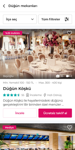 Düğün.com – Düğün Planlama Screen 2