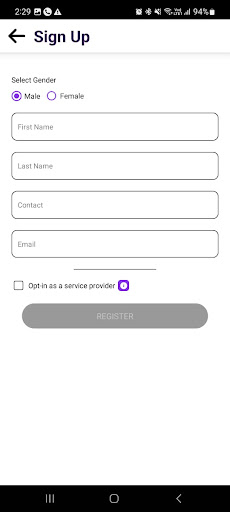 TRANSALL SERVICES Screen 3