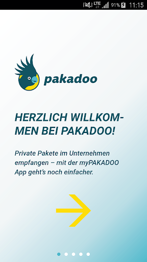 myPAKADOO - meine Pakete-App Screen 3