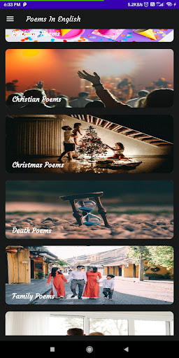 Android application Poems For All Occasions screenshort