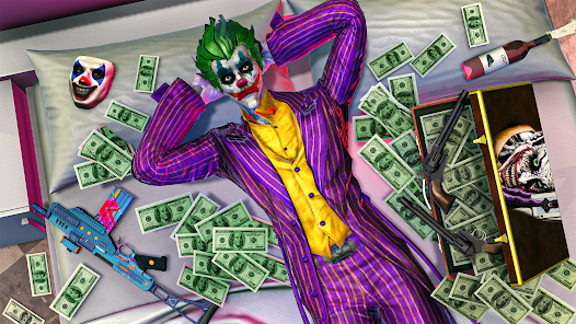 Captura de Pantalla 14 Killer Clown Bank Robbery Game android