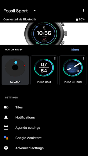 Newton Watch Face Screen 2