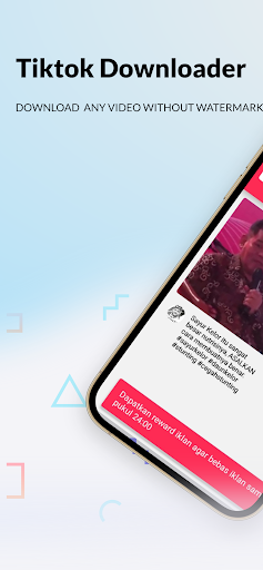 Android application Tiktok Downloder No Watermark screenshort