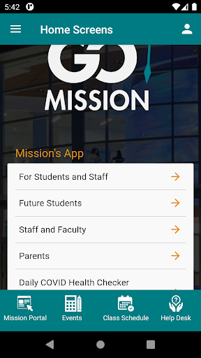 Aperçu de l'application